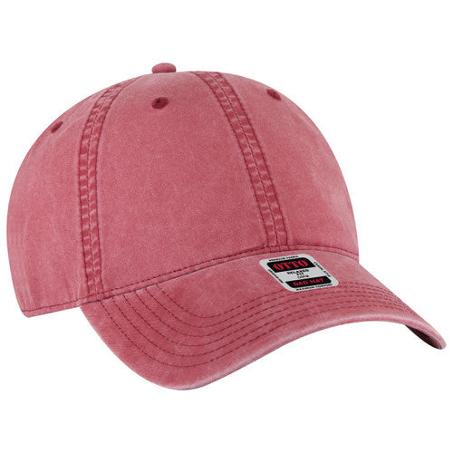 OTTO CAP 6 Panel Low Profile Dad Hat - Garment Washed