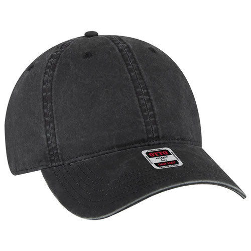OTTO CAP 6 Panel Low Profile Dad Hat - Garment Washed