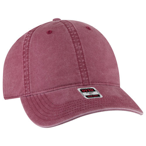 OTTO CAP 6 Panel Low Profile Dad Hat - Garment Washed