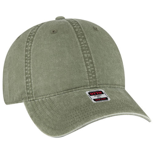 OTTO CAP 6 Panel Low Profile Dad Hat - Garment Washed