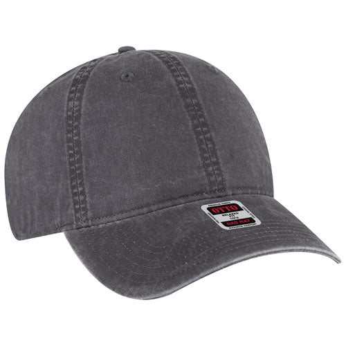 OTTO CAP 6 Panel Low Profile Dad Hat - Garment Washed
