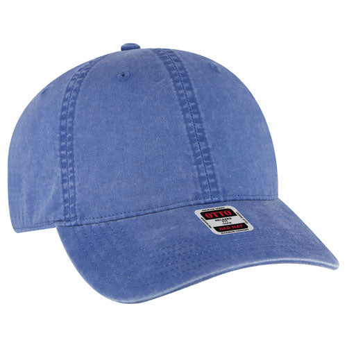 OTTO CAP 6 Panel Low Profile Dad Hat - Garment Washed