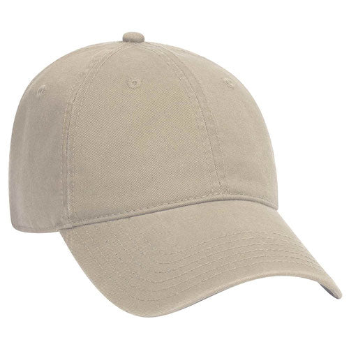 OTTO CAP 6 Panel Low Profile Dad Hat - Solid Color