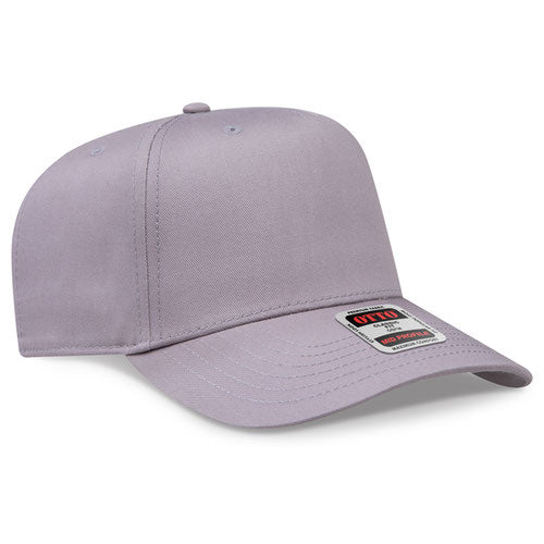 OTTO CAP 5 Panel Mid Profile Baseball Cap - Solid Colors