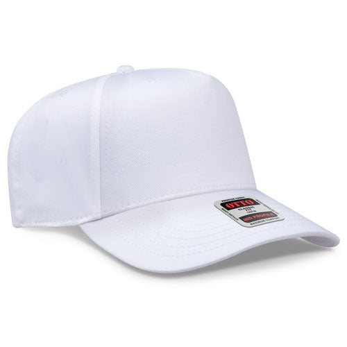 OTTO CAP 5 Panel Mid Profile Baseball Cap - Solid Colors