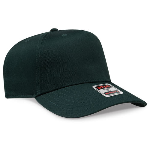 OTTO CAP 5 Panel Mid Profile Baseball Cap - Solid Colors