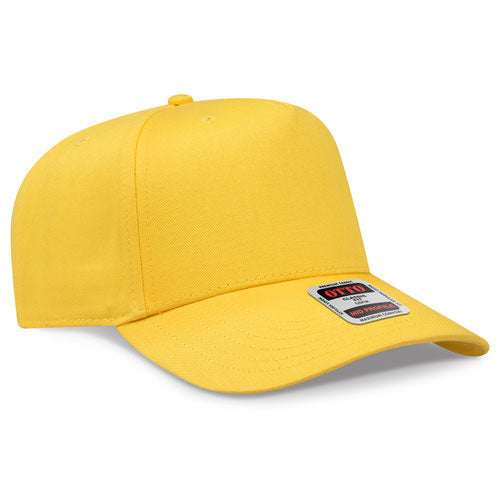 OTTO CAP 5 Panel Mid Profile Baseball Cap - Solid Colors