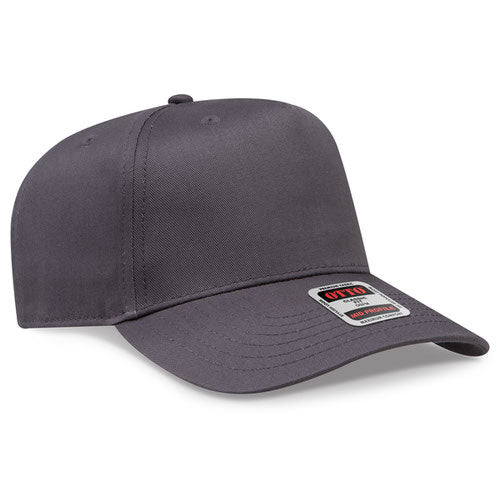 OTTO CAP 5 Panel Mid Profile Baseball Cap - Solid Colors