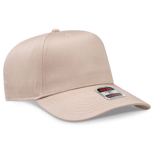 OTTO CAP 5 Panel Mid Profile Baseball Cap - Solid Colors