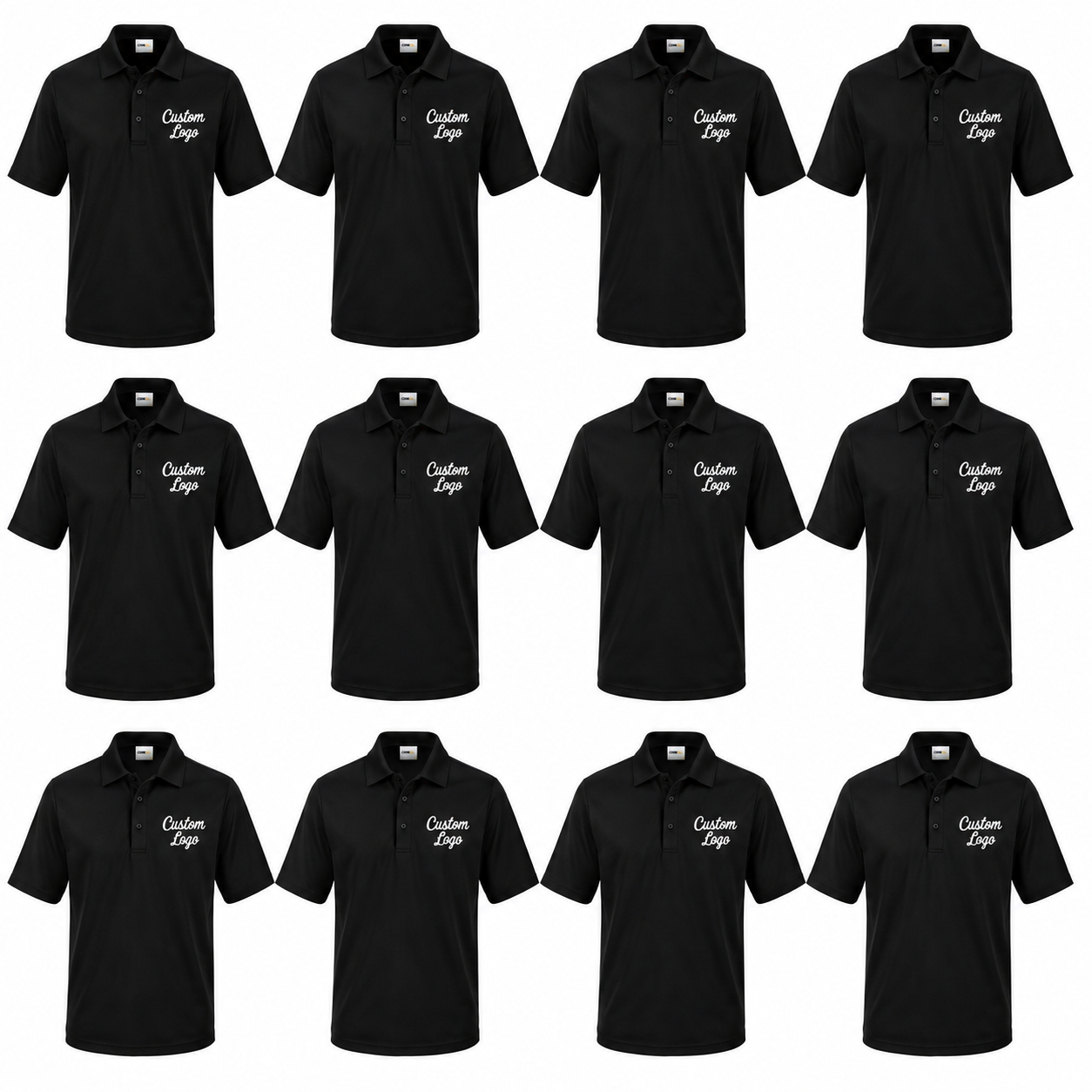 (12) Pack Men's Performance Polo
