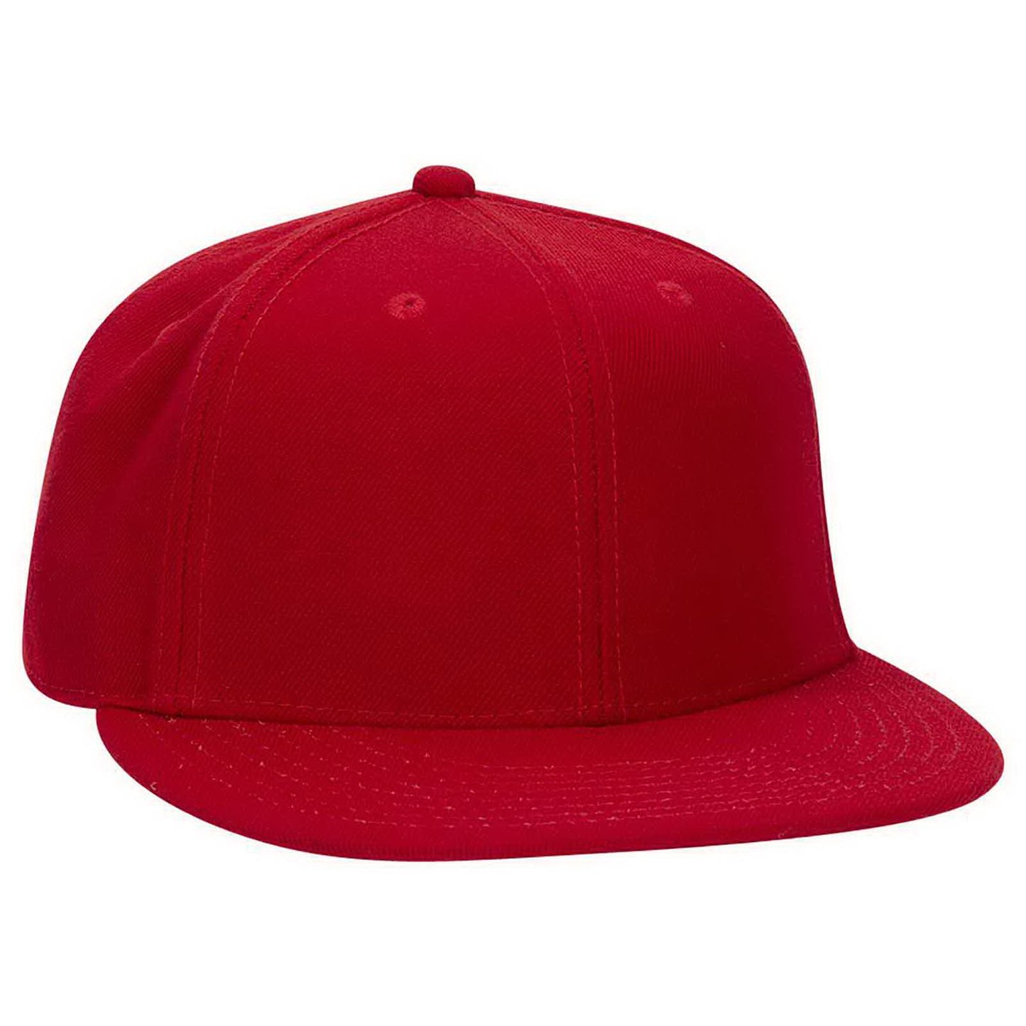 OTTO CAP 123-969 "OTTO FIT" 6 Panel Mid Profile Flat Visor Baseball Cap