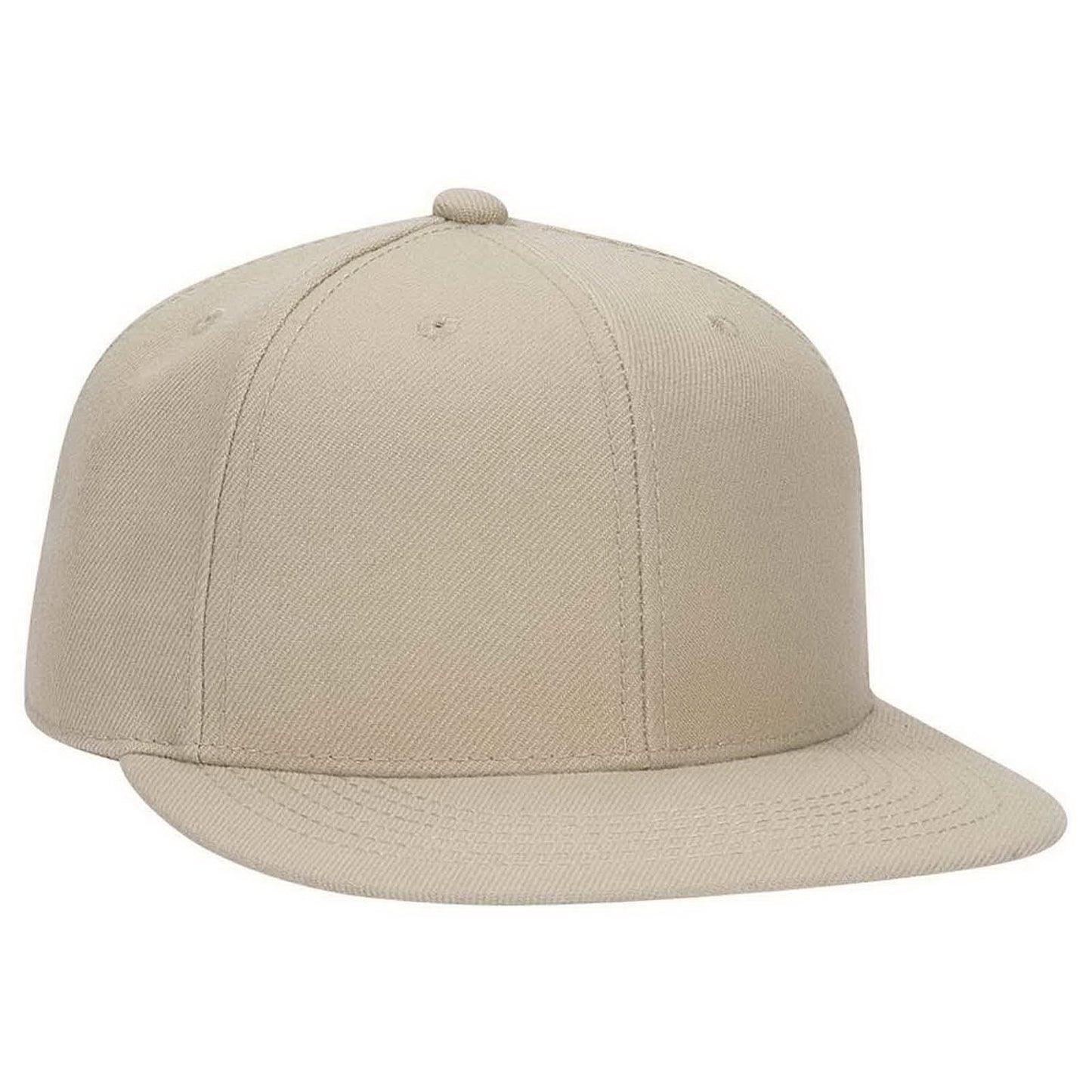 OTTO CAP 123-969 "OTTO FIT" 6 Panel Mid Profile Flat Visor Baseball Cap