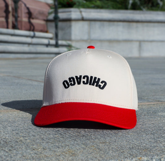 Chicago Upside Down 5 Panel Snapback