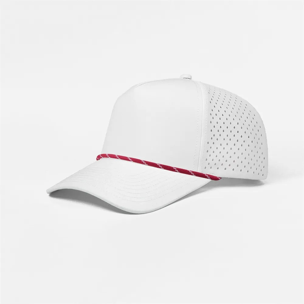 Foremost 5 Panel Laser Performance Golf Rope Hat Wholesale