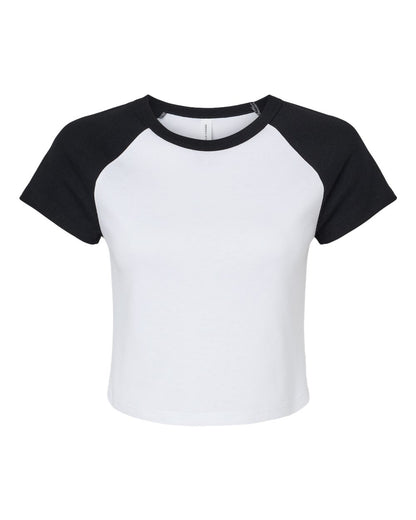 Custom Embroidered Micro Rib Raglan Baby Tee
