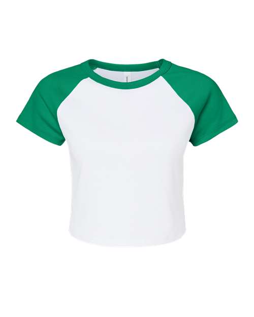 Custom Embroidered Micro Rib Raglan Baby Tee