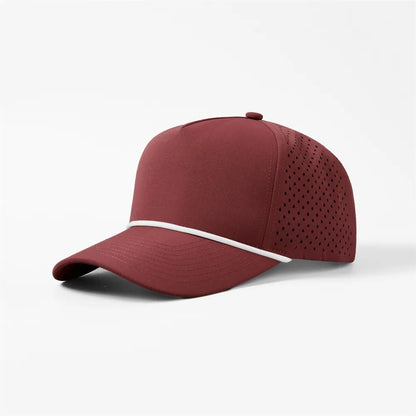 Foremost 5 Panel Laser Performance Golf Rope Hat Wholesale