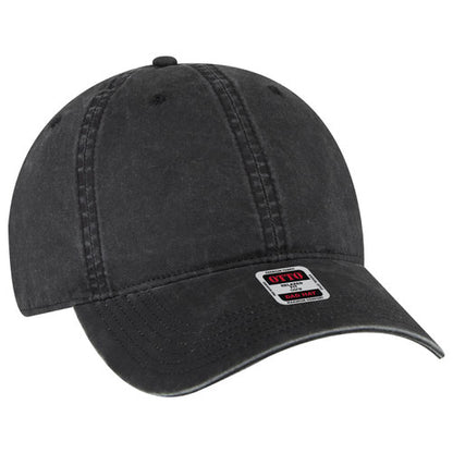 OTTO CAP 6 Panel Low Profile Dad Hat - Garment Washed