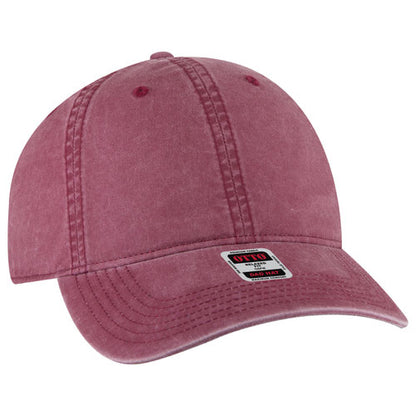 OTTO CAP 6 Panel Low Profile Dad Hat - Garment Washed