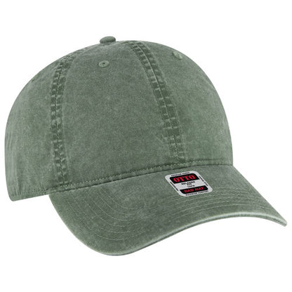 OTTO CAP 6 Panel Low Profile Dad Hat - Garment Washed