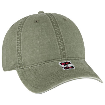 OTTO CAP 6 Panel Low Profile Dad Hat - Garment Washed