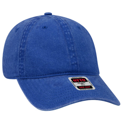 OTTO CAP 6 Panel Low Profile Dad Hat - Garment Washed