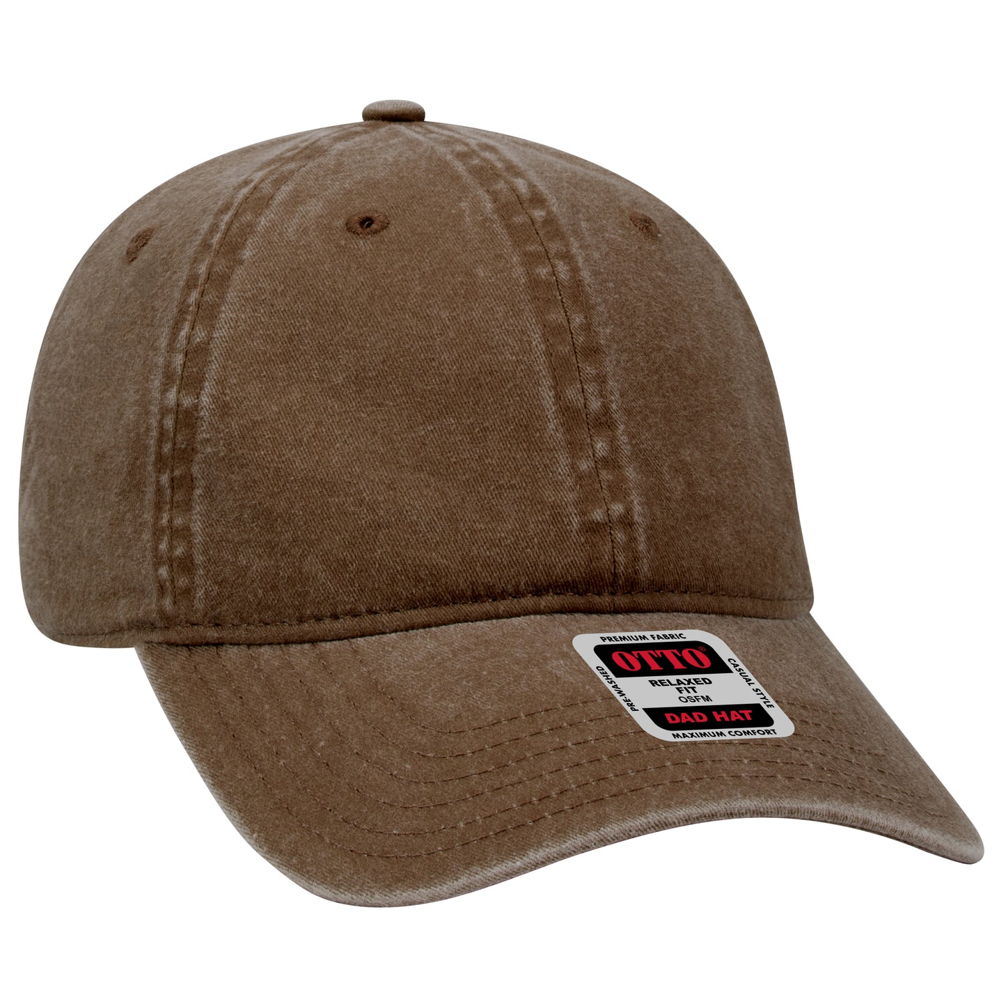 OTTO CAP 6 Panel Low Profile Dad Hat - Garment Washed