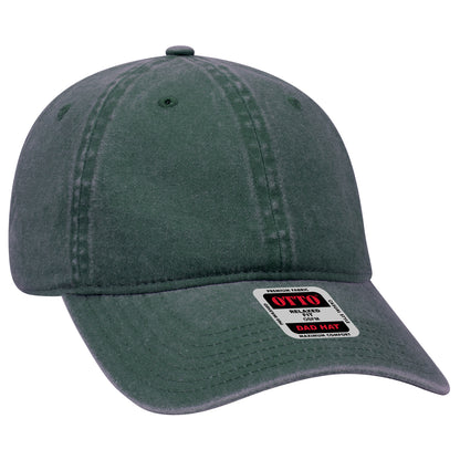 OTTO CAP 6 Panel Low Profile Dad Hat - Garment Washed
