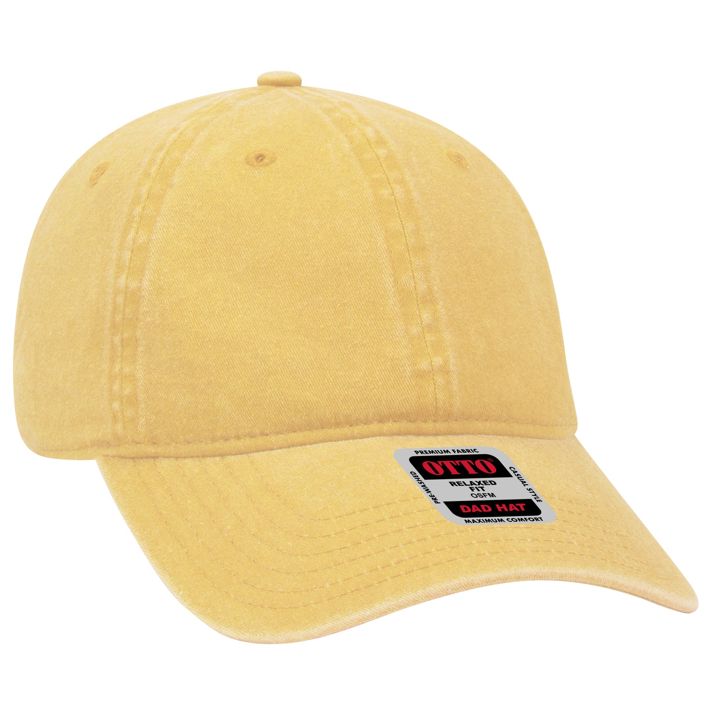 OTTO CAP 6 Panel Low Profile Dad Hat - Garment Washed