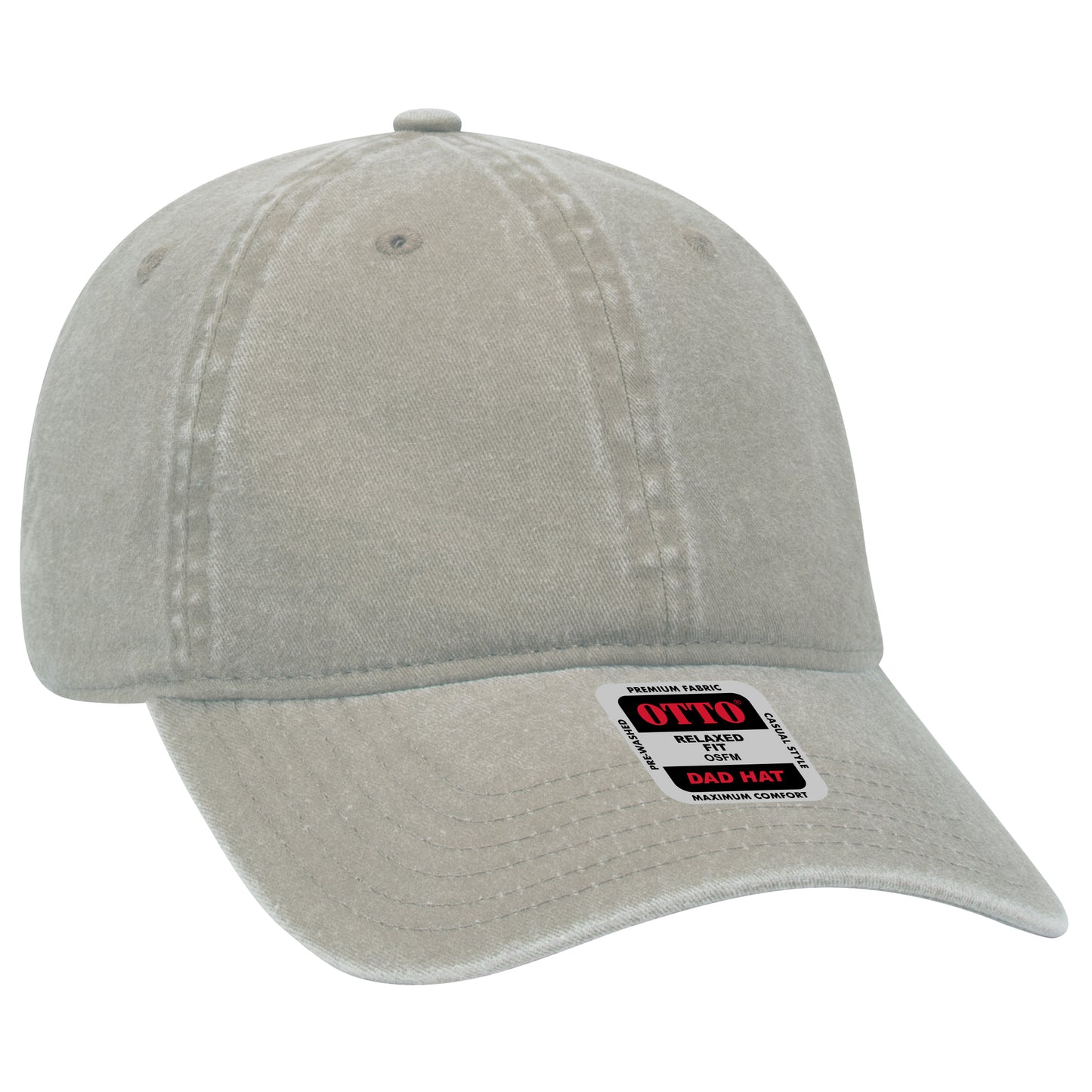 OTTO CAP 6 Panel Low Profile Dad Hat - Garment Washed