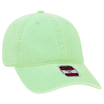 OTTO CAP 6 Panel Low Profile Dad Hat - Garment Washed