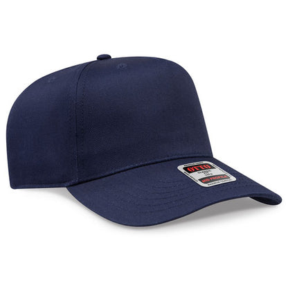OTTO CAP 5 Panel Mid Profile Baseball Cap - Solid Colors