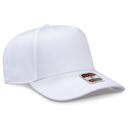 OTTO CAP 5 Panel Mid Profile Baseball Cap - Solid Colors