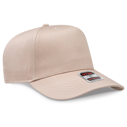 OTTO CAP 5 Panel Mid Profile Baseball Cap - Solid Colors