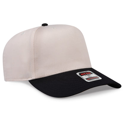 OTTO CAP 5 Panel Mid Profile Baseball Cap - Crown Split