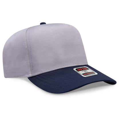 OTTO CAP 5 Panel Mid Profile Baseball Cap - Crown Split