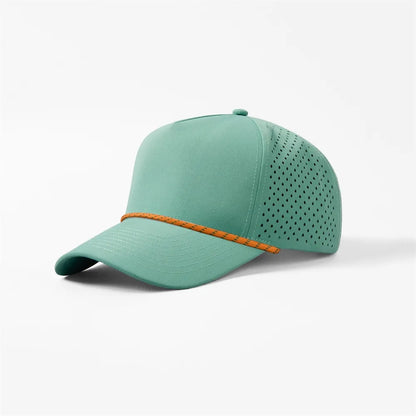 Foremost 5 Panel Laser Performance Golf Rope Hat Wholesale