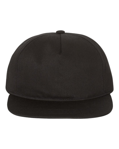 Lightly-Structured Five-Panel Snapback Hat