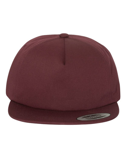 Lightly-Structured Five-Panel Snapback Hat