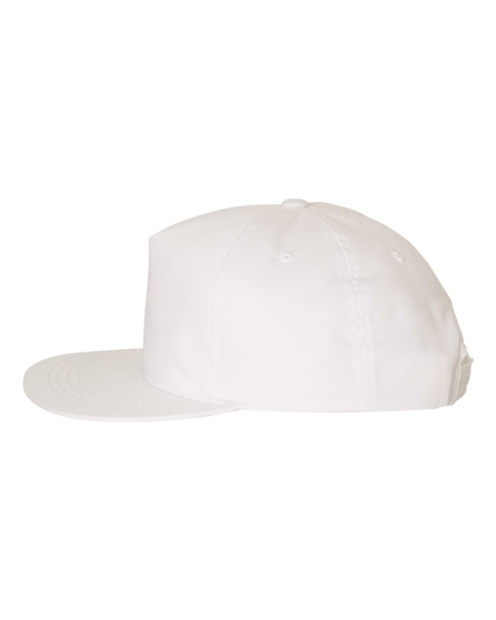 Lightly-Structured Five-Panel Snapback Hat