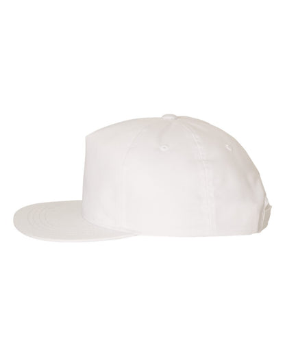 Lightly-Structured Five-Panel Snapback Hat