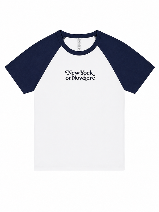 New York or Nowhere Yankees Baby Ribbed Tee