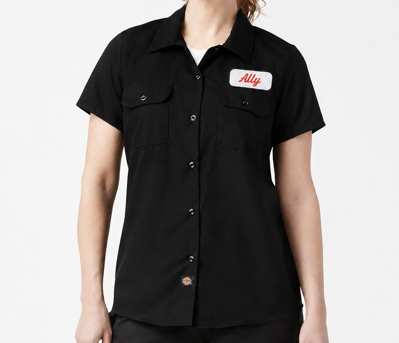 One Patch Women's Industrial Short Sleeve Work Shirt