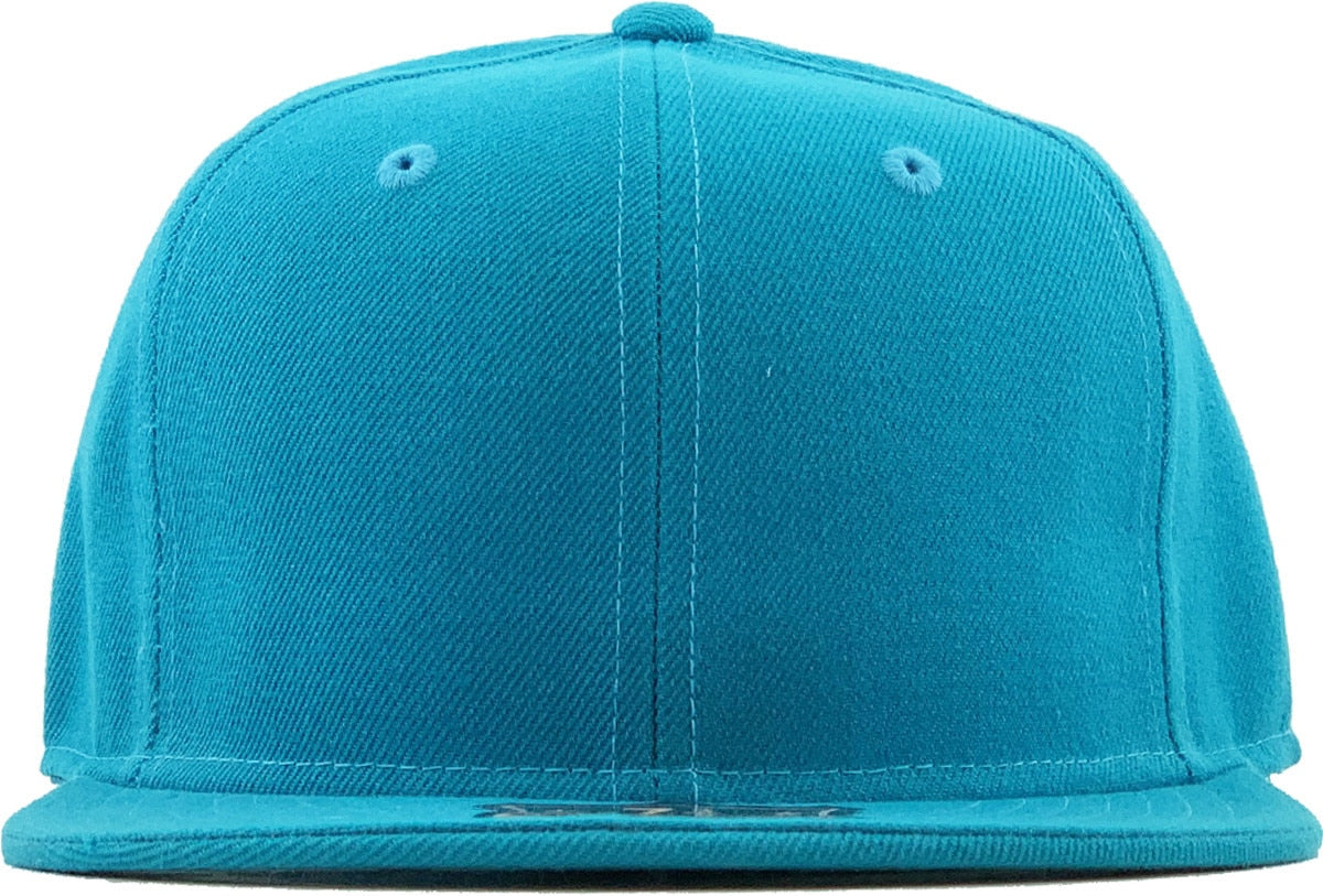 KBETHOS Original 6 Panel Flat Brim True-Fit Fitted Cap