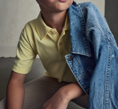 Sunnyside Academy Boys Uniform Piqué Polo Shirt - Yellow