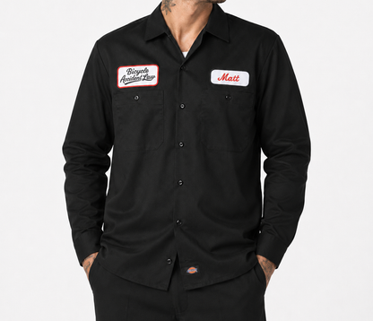 Men's Industrial Long Sleeve Work Shirt