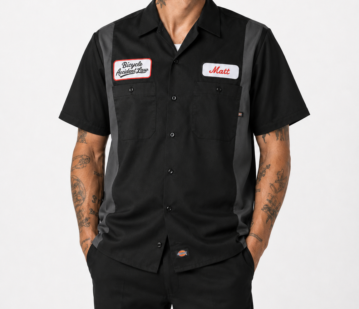 Men's Industrial Colorblocked Short Sleeve Shirt