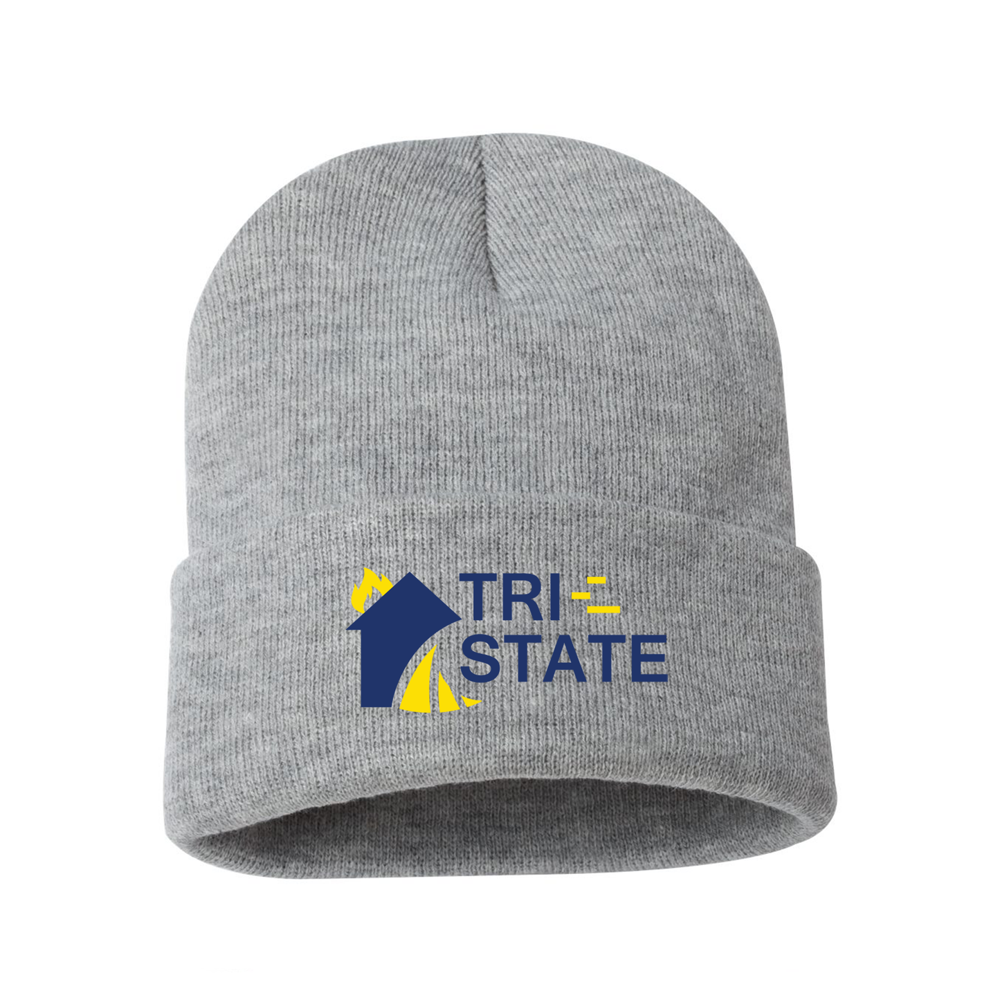 12" Solid Cuff Beanie Hat -Tri State Environmental